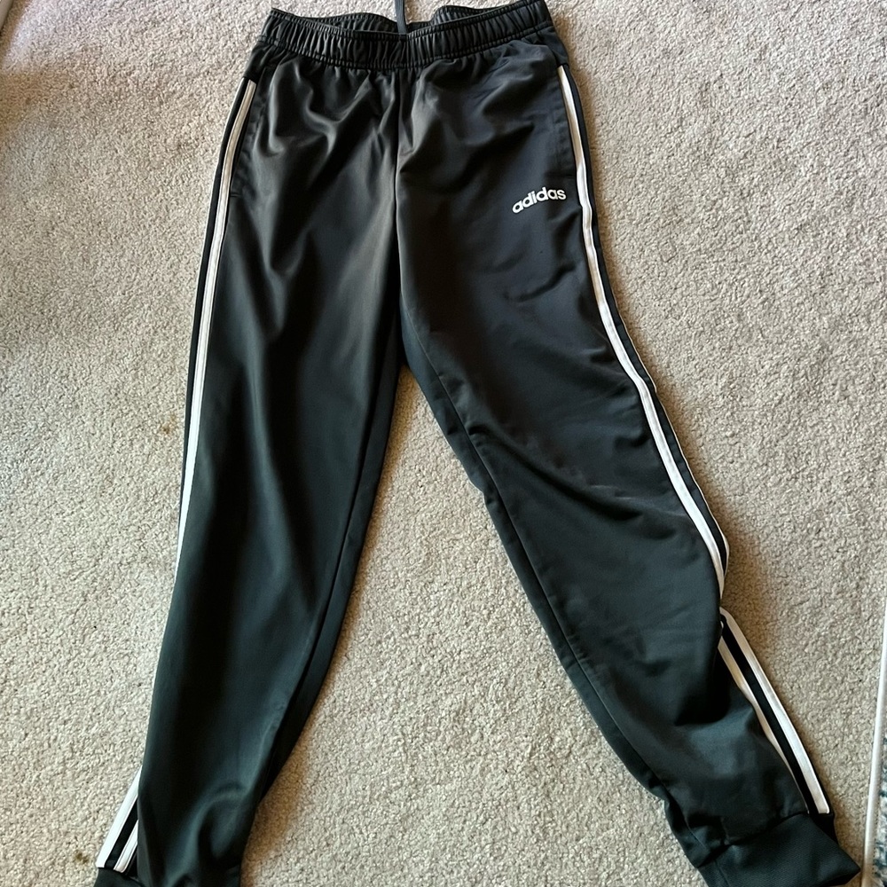Gray Adidas joggers